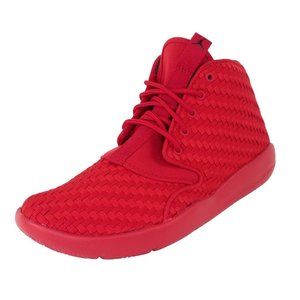 Nike Air Eclipse Chukka Woven Boys Shoes Red Basketball Size 4.5